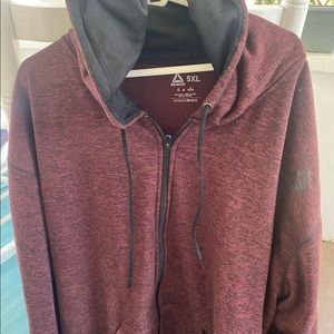 Men’s Reebok zip front sweatshirt